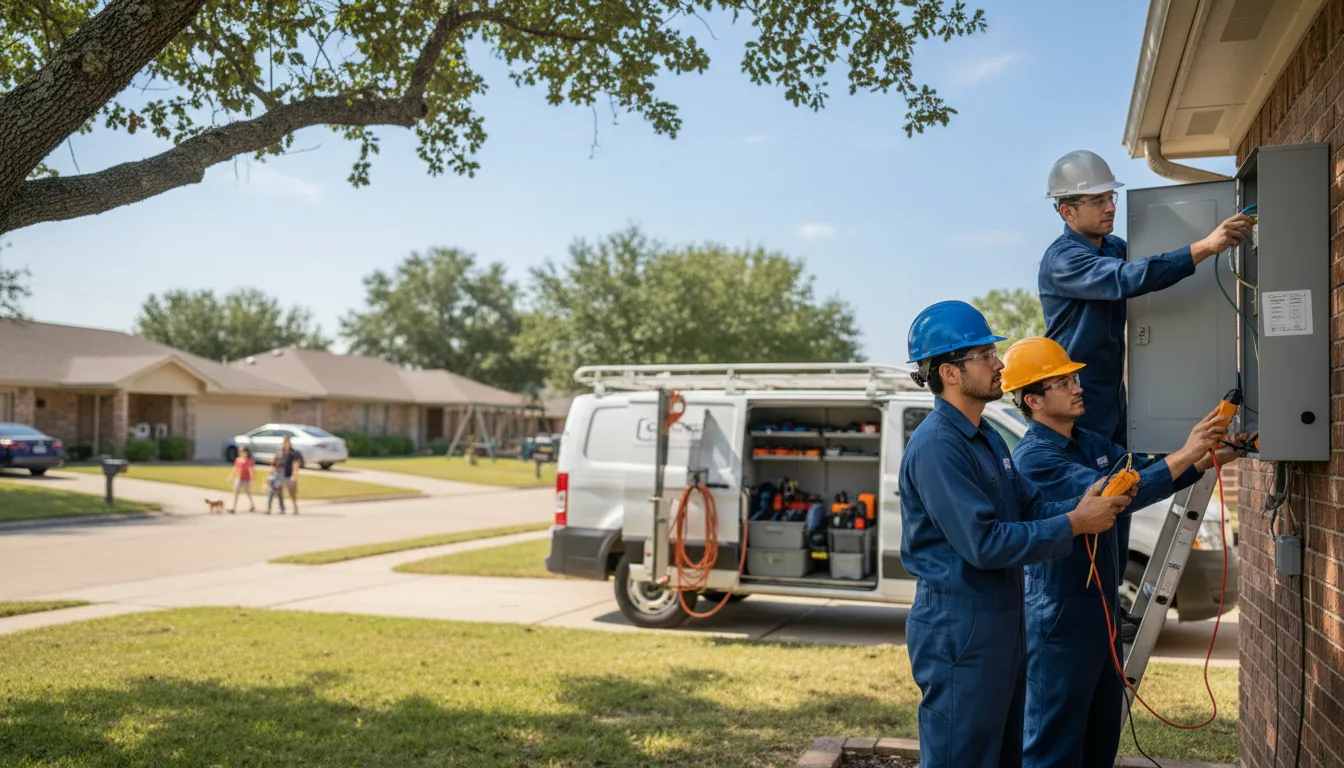 Certified electrician providing emergency electrical services in Lake Fork, IL
